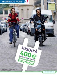 Paris, prime pour l'achat d'un vélo électrique