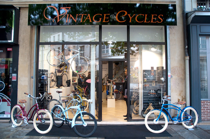 Petit tour à l'inauguration du magasin Vintage Cycles Paris