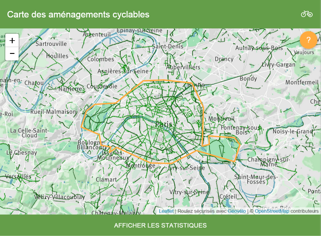 GeoVelo lance une carte interactive des aménagements cyclables