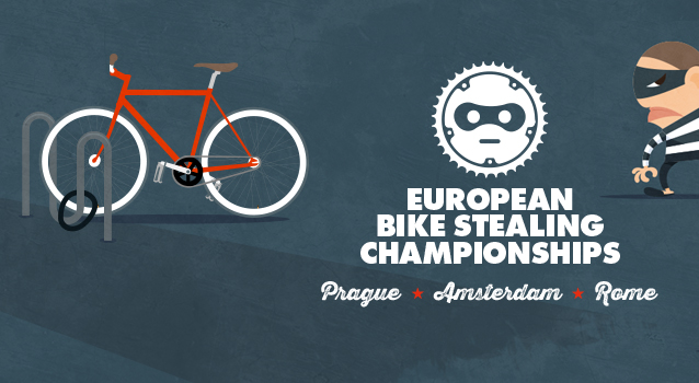 Les premiers championnats européens de vol de vélo
