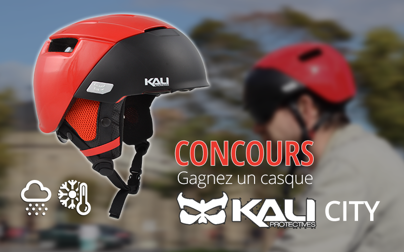 [Concours photo] Cycliste urbain d'hiver, gagnez un casque KALI CITY !