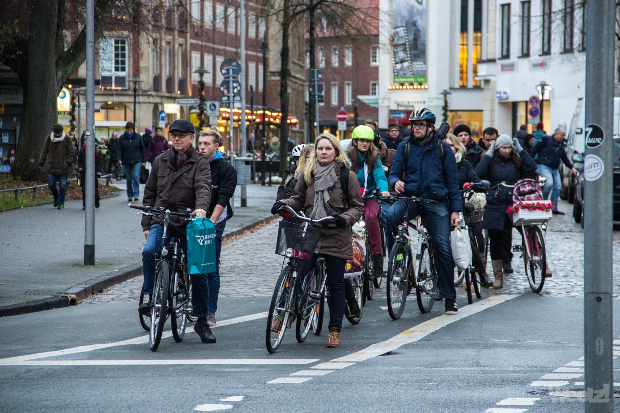 Münster, la ville rhénane aux 600.000 vélos