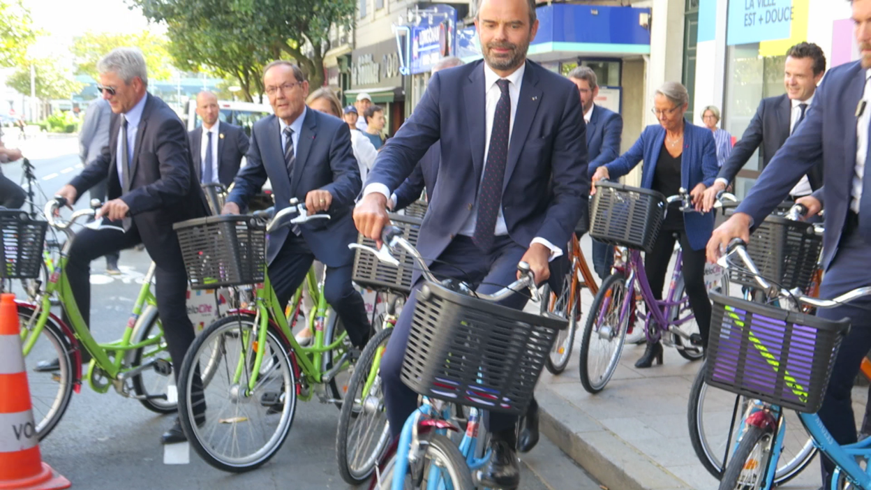 Le Premier ministre à Angers pour annoncer les mesures du plan vélo national