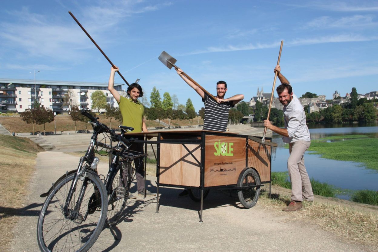 SICLE, paysagistes et jardiniers à vélo à Angers