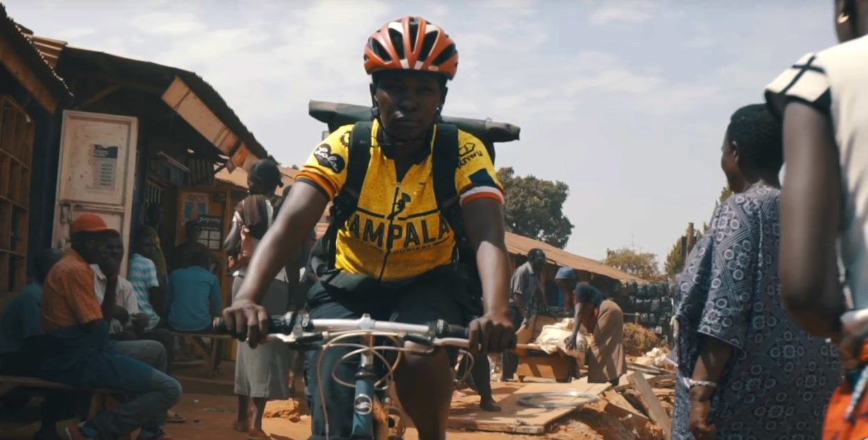 Marion promeut la pratique du vélo en Ouganda
