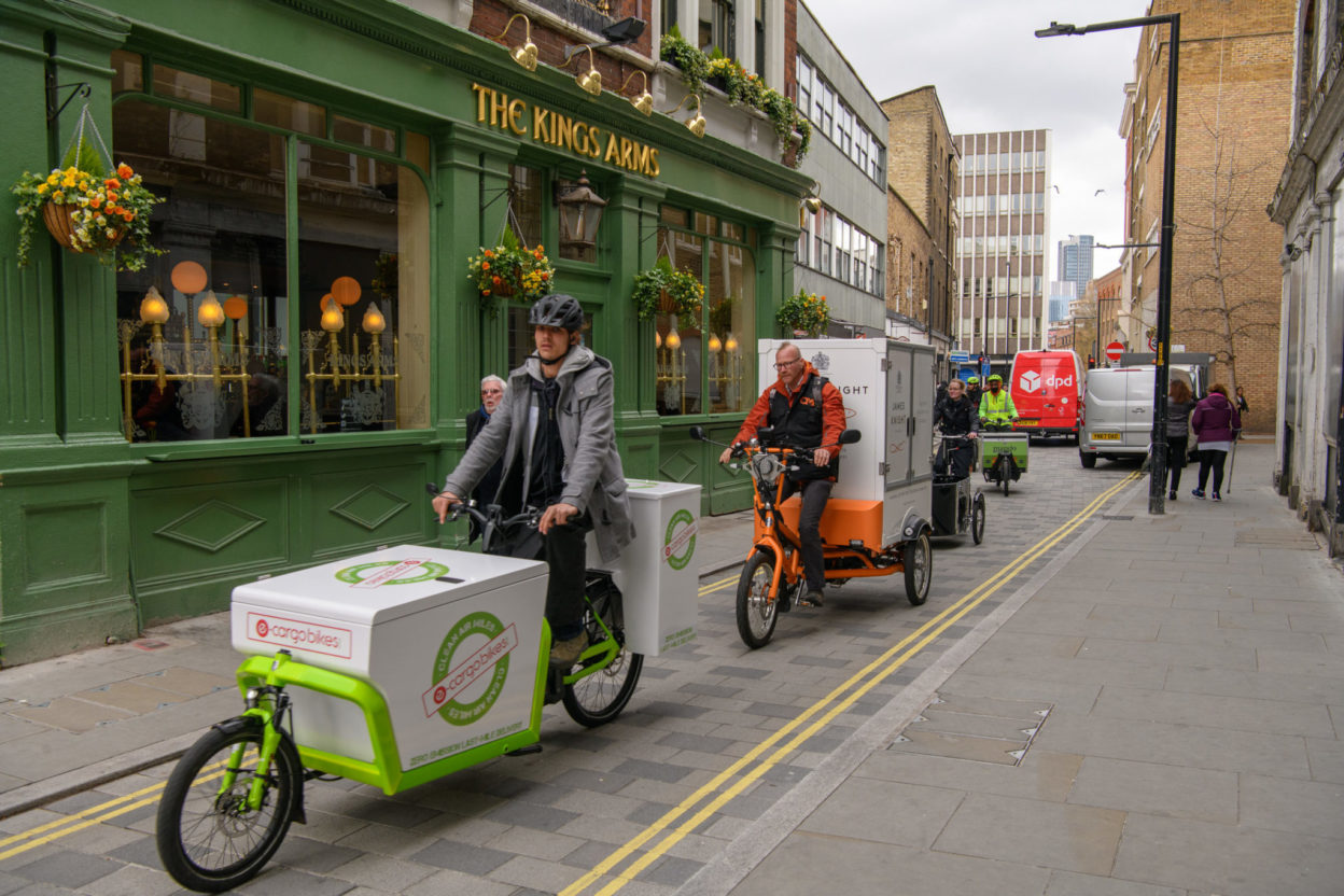 Londres : livraisons en vélo cargo et zone à ultra faibles émissions