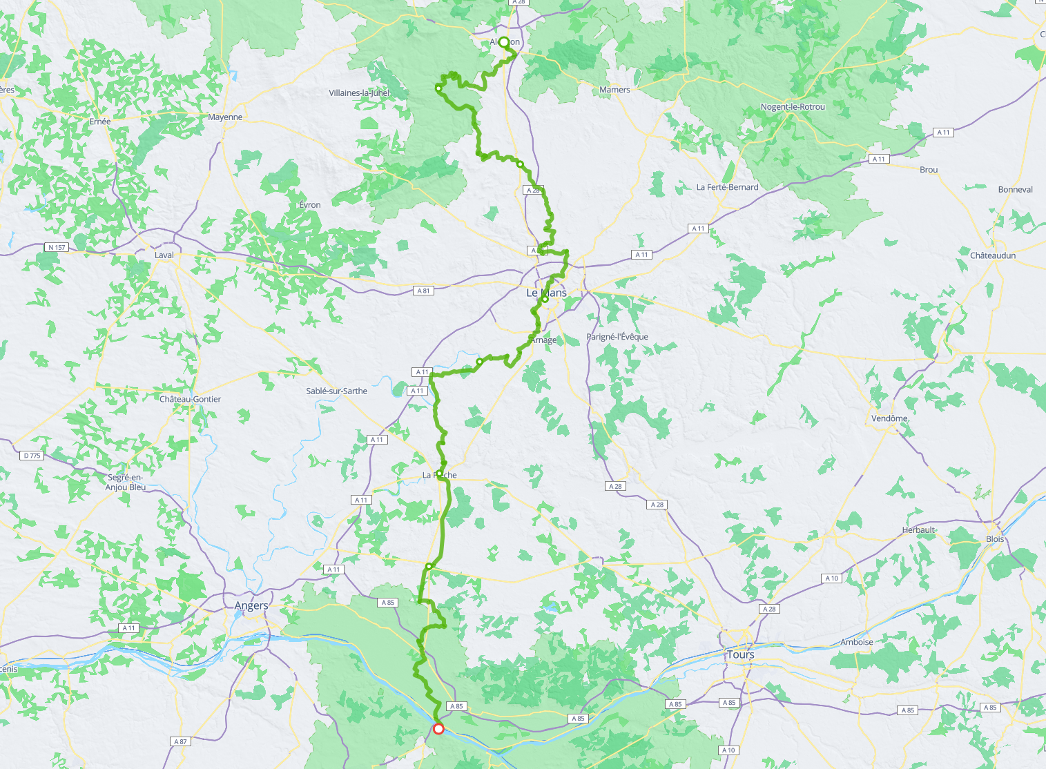 Screenshot 2021 07 02 At 09 54 36 La Velobuissonniere V44 Itineraire Cyclable Alencon Le Mans Saumur