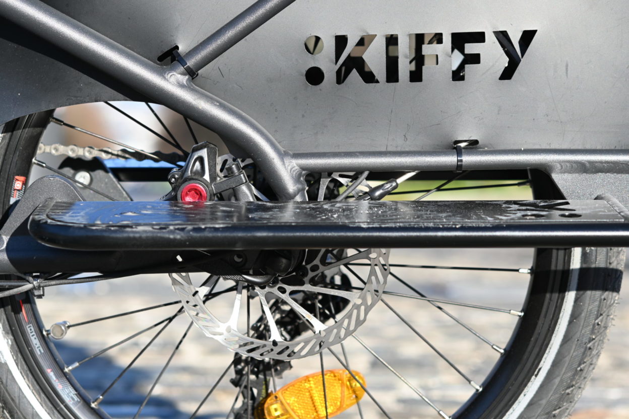 Détail sur le vélo longtail Kiffy